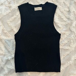 BLACK LONG TANK TOP NEVER WORN FROM BY TOGETHER SIZE SMALL